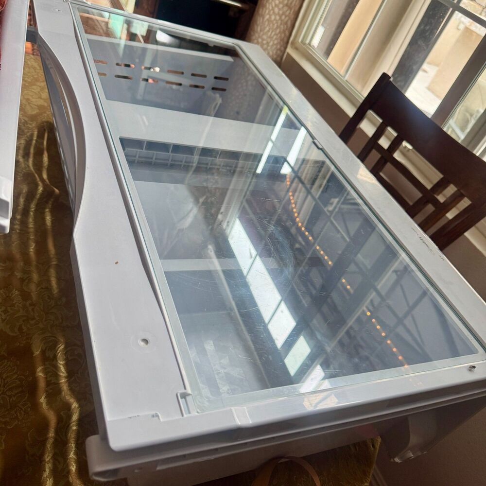 DA97-20333B SAMSUNG REFRIGERATOR CRISPER COVER FRAME WITH GLASS
